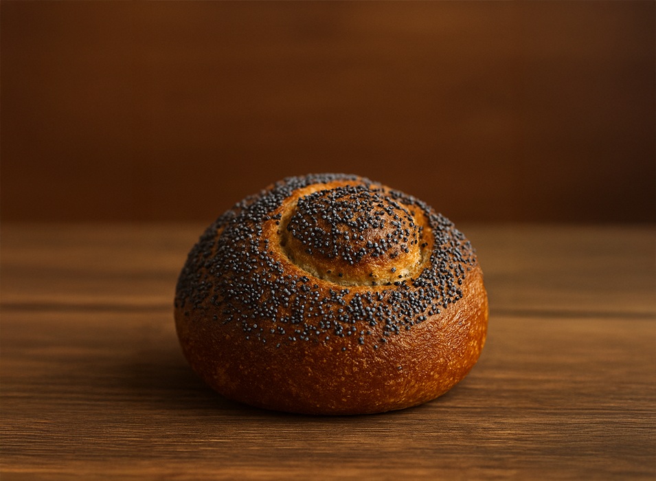 Haşhaşlı Ekşi Mayalı Çörek